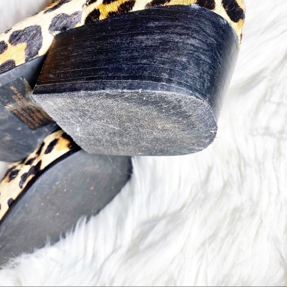 STEVE MADDEN Palace Western Leopard Print Calf Hair Chelsea Bootie, Size 8 - Picture 7 of 10